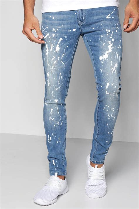 dior paint splatter jeans|Men's Designer Jeans & Denim Jackets .